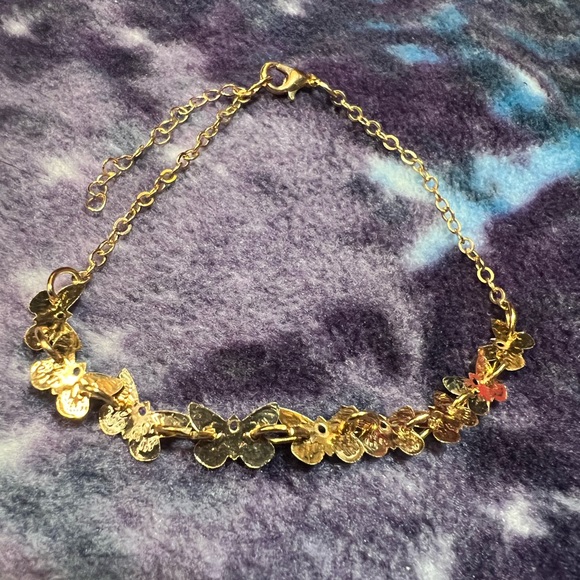 Butterfly anklet / bracelet - Picture 2 of 2